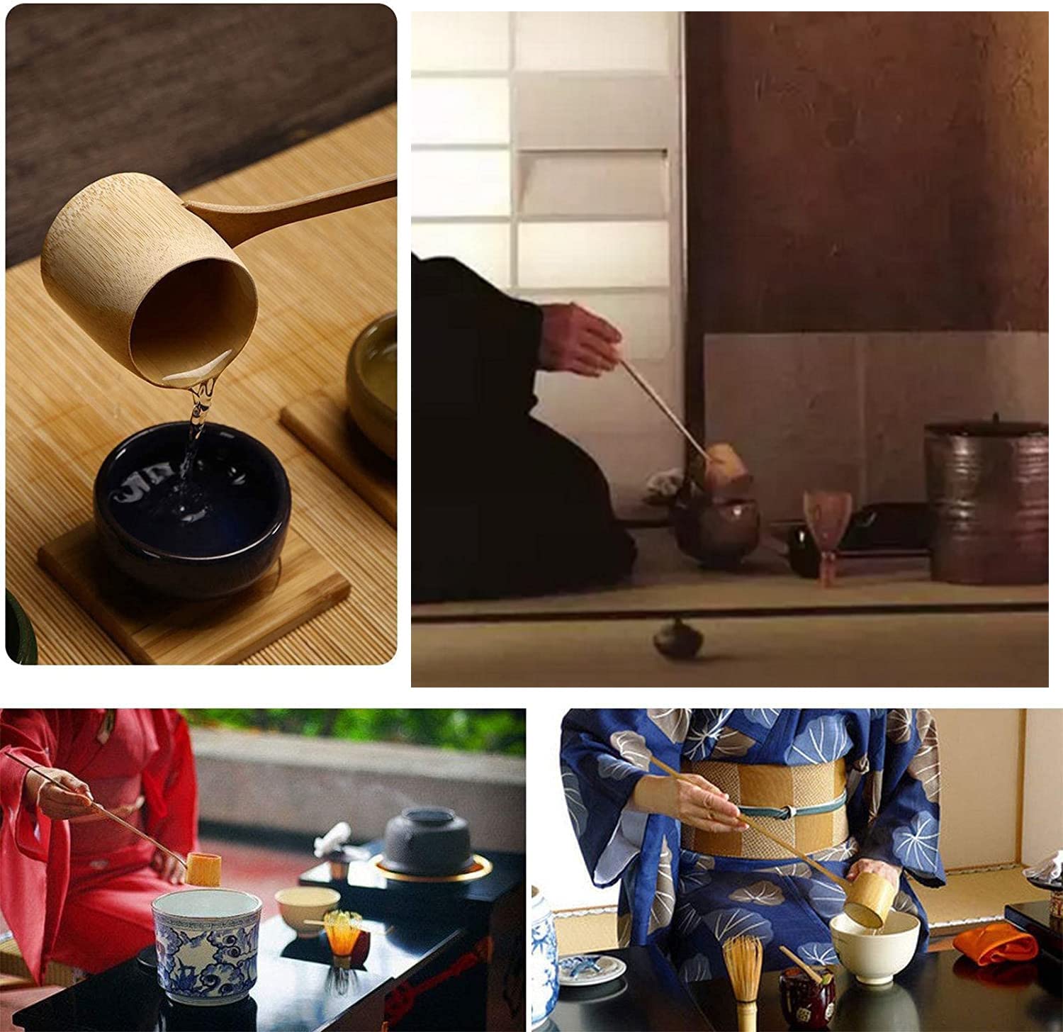 1個 竹製 お手前用 お点前用 茶道 茶道具 柄杓 茶器 茶碗用 柄杓 抹茶