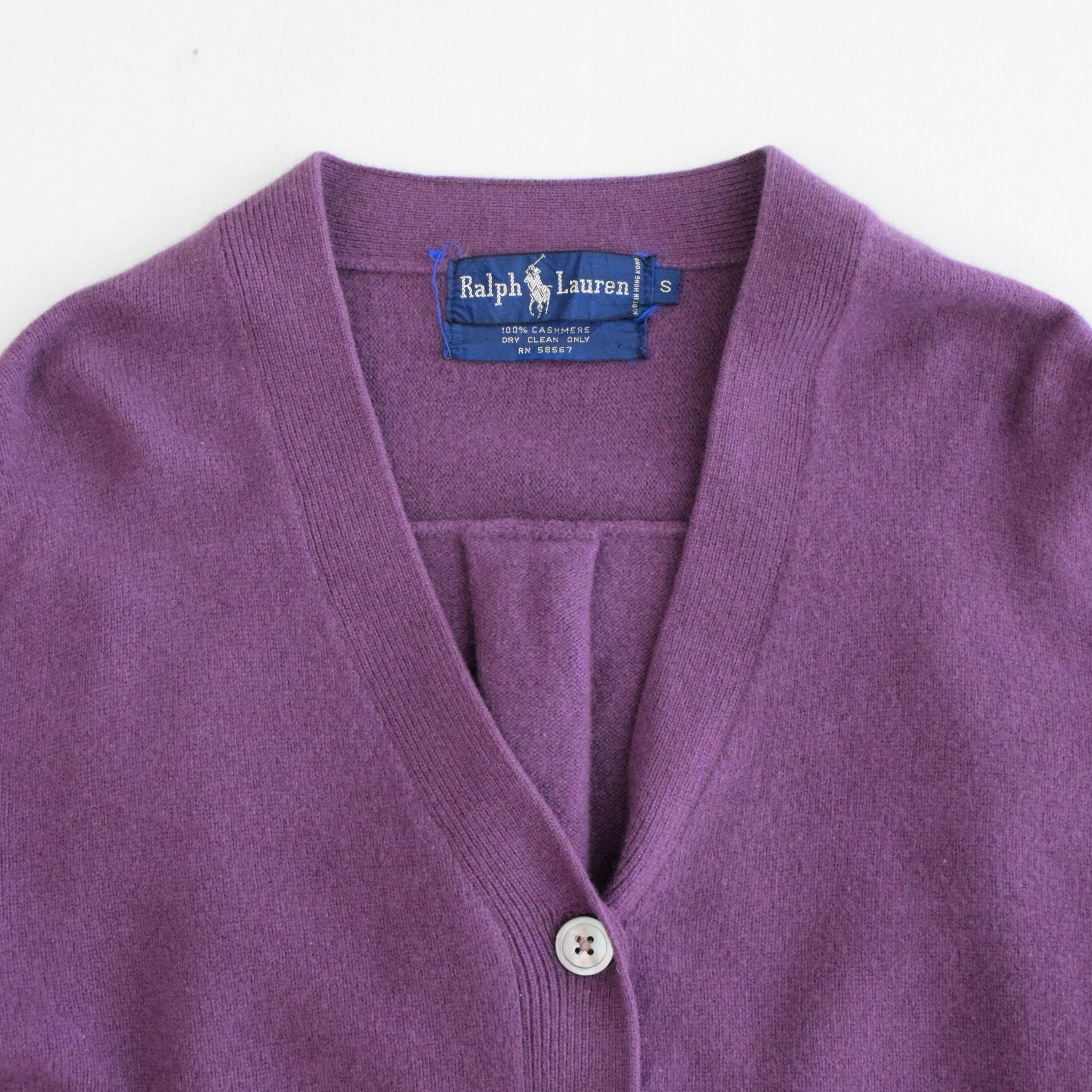 90's Ralph Lauren “カシミア100％” カーディガン レディースS
