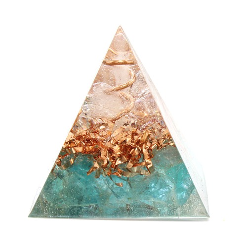 ミニピラミッド型オルゴナイト アパタイト