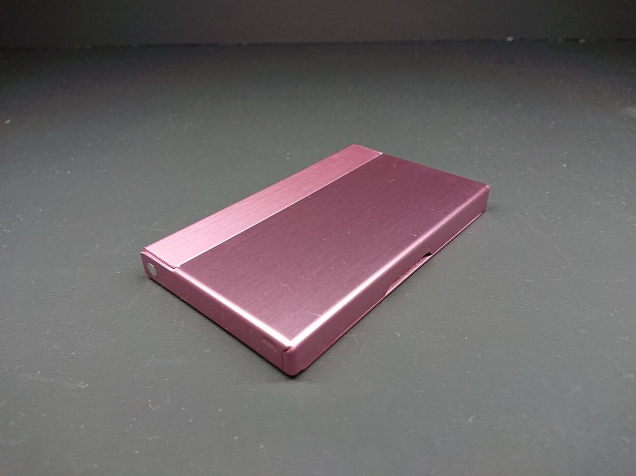 アルミニウム製名刺カードケース シルバー色 | 軽金属皮膜商店