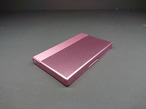アルミニウム製名刺カードケース　ピンク色