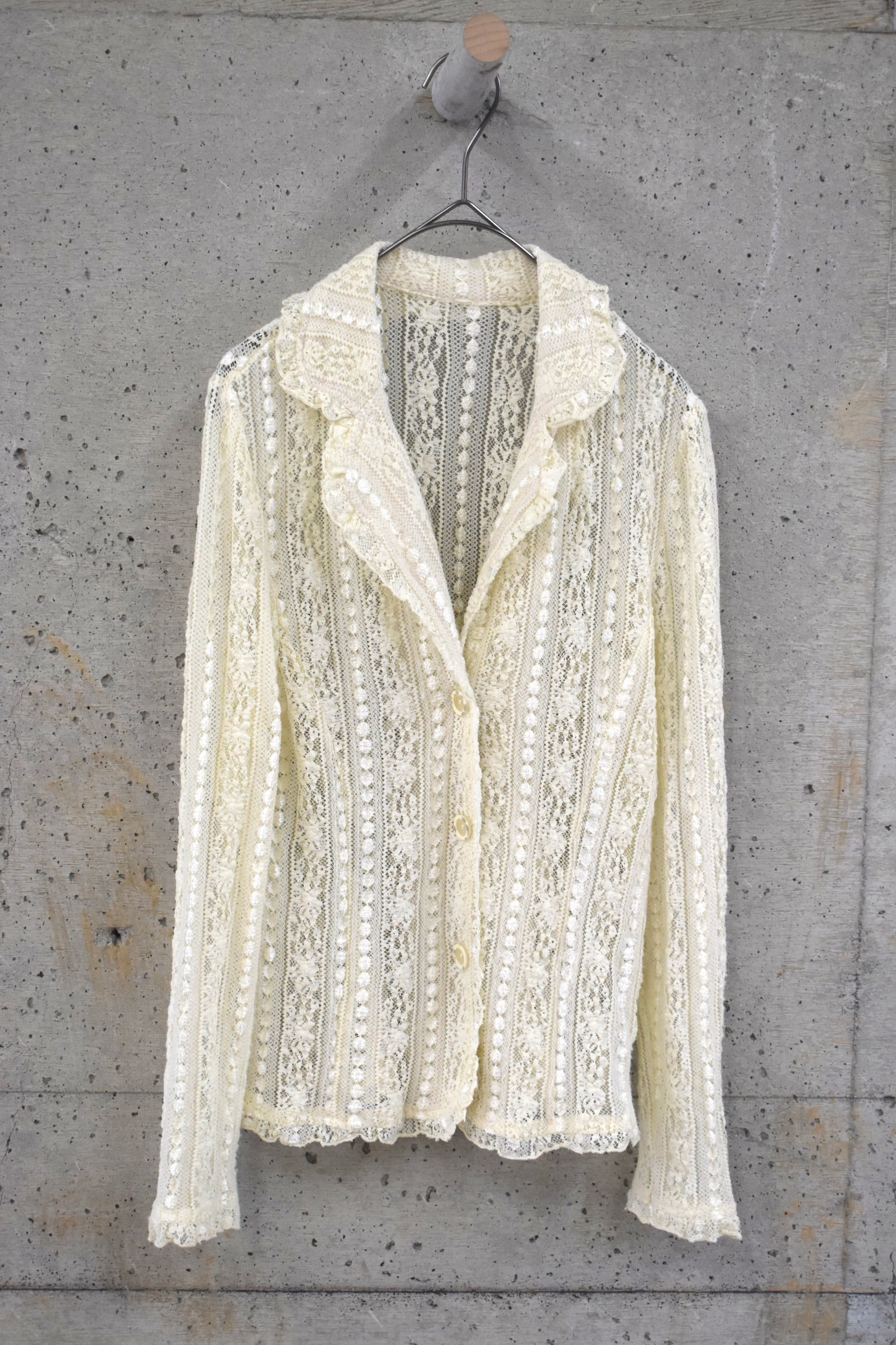 Stretchable lace jacket