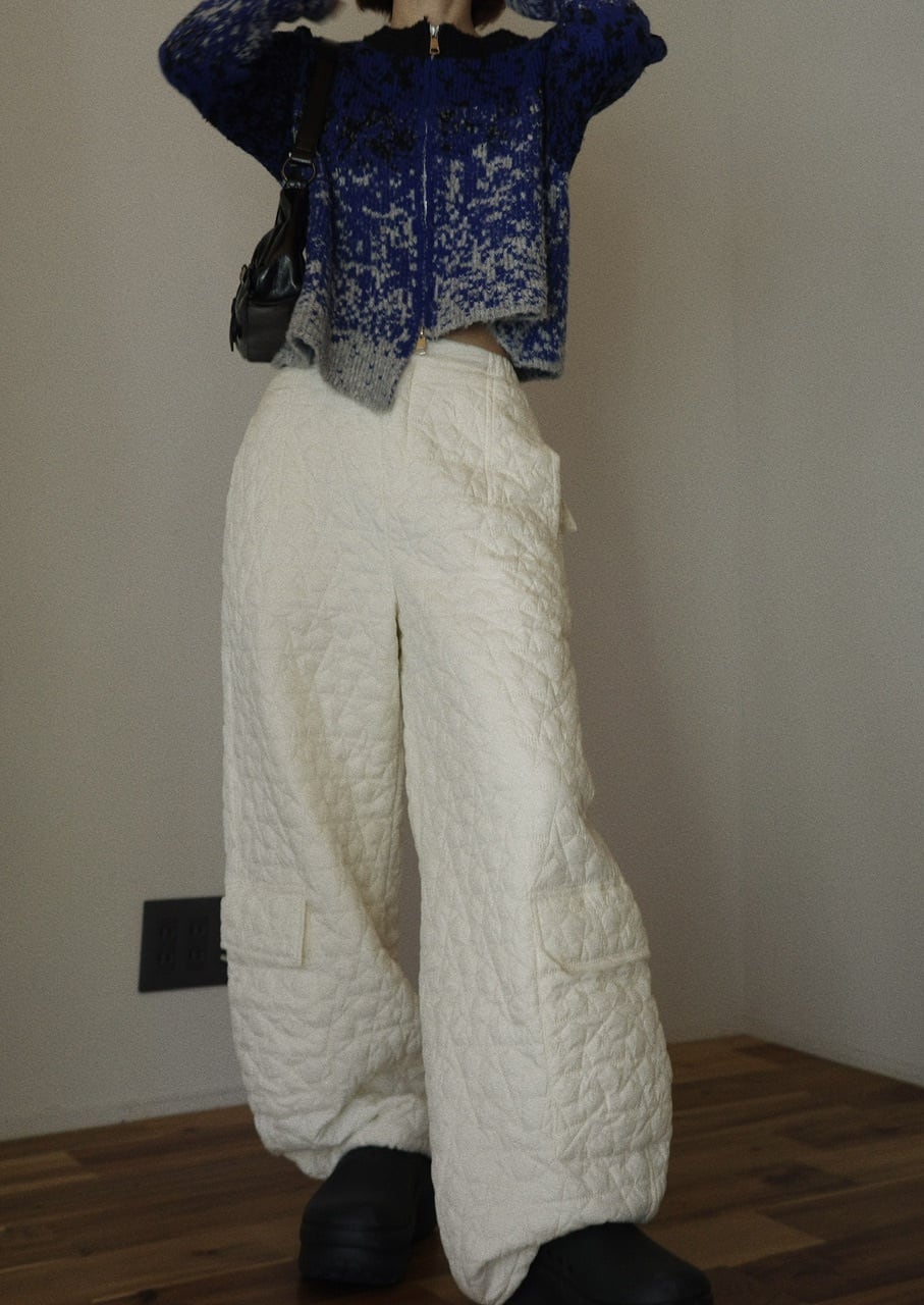 スターキルティングパンツ/ホワイト | osrsofficial