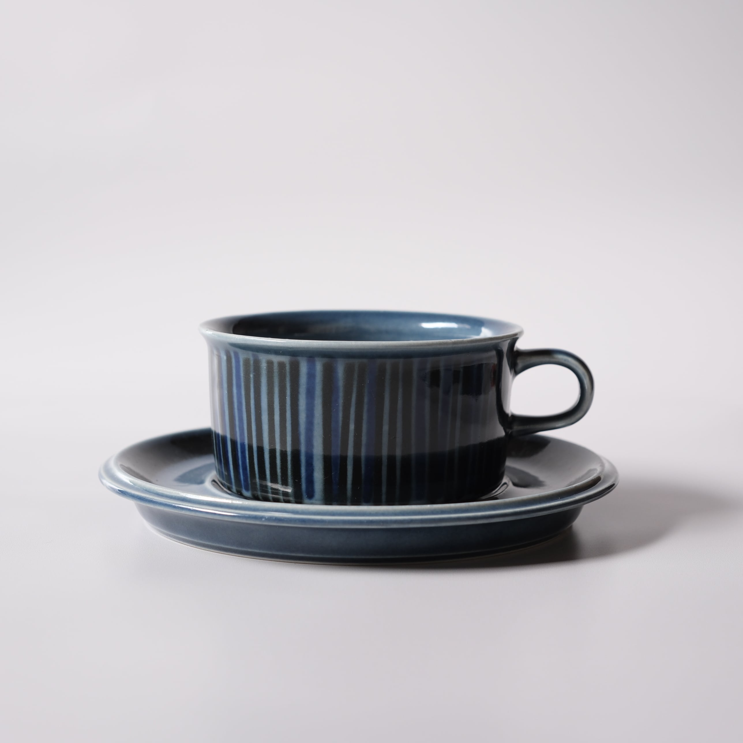 ARABIA Blue Kosmos tea C&S アラビア ブルーコスモス ティーカップ&ソーサー