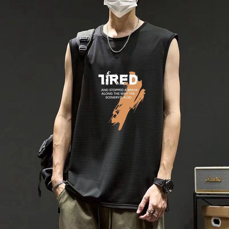 タンクトップ メンズ 接触冷感 ノースリーブ tシャツ トップス