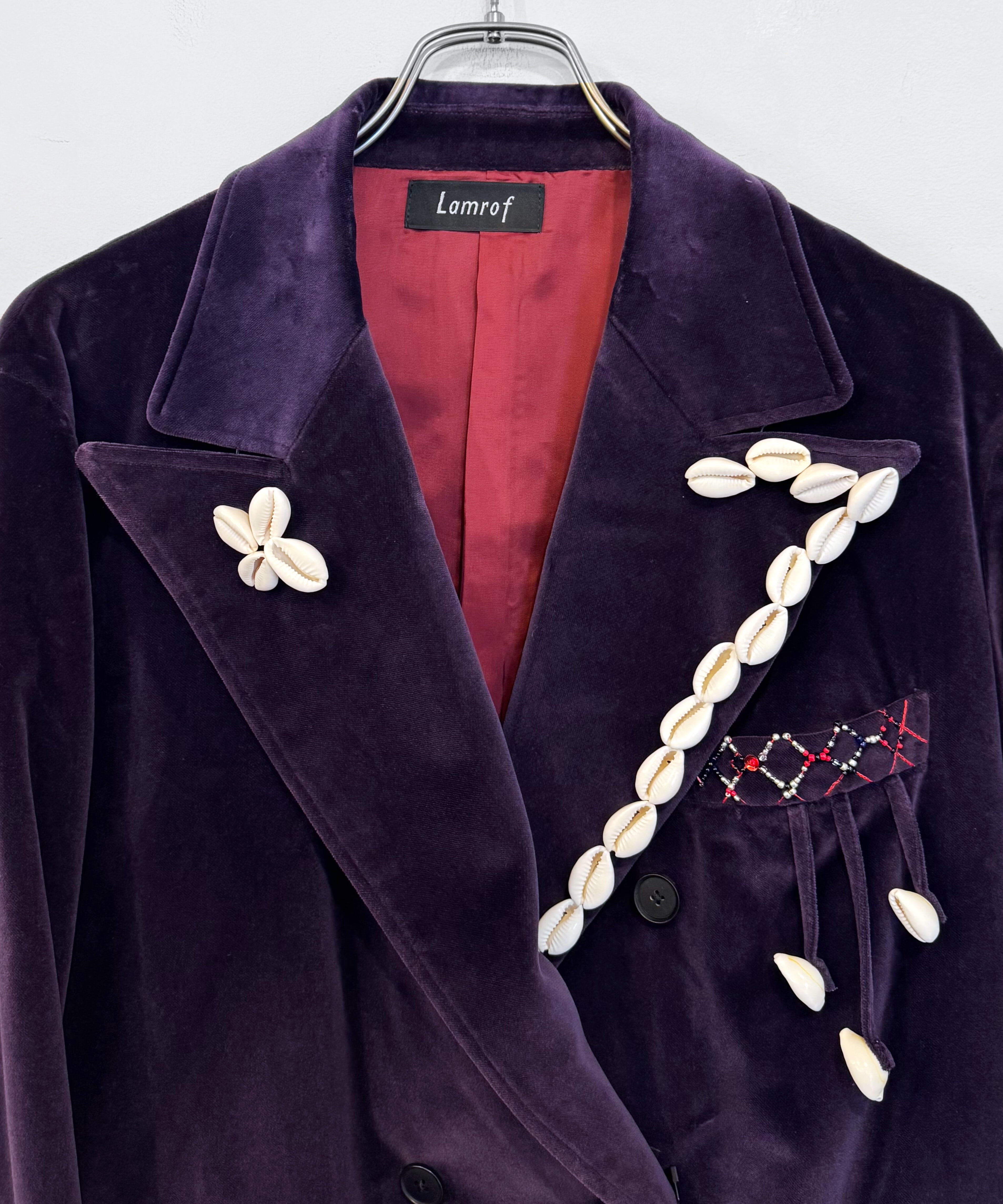 Lamrof / LM-26SS-JK01 WEAVING NATURE CULTURALLY JACKET (PURPLE