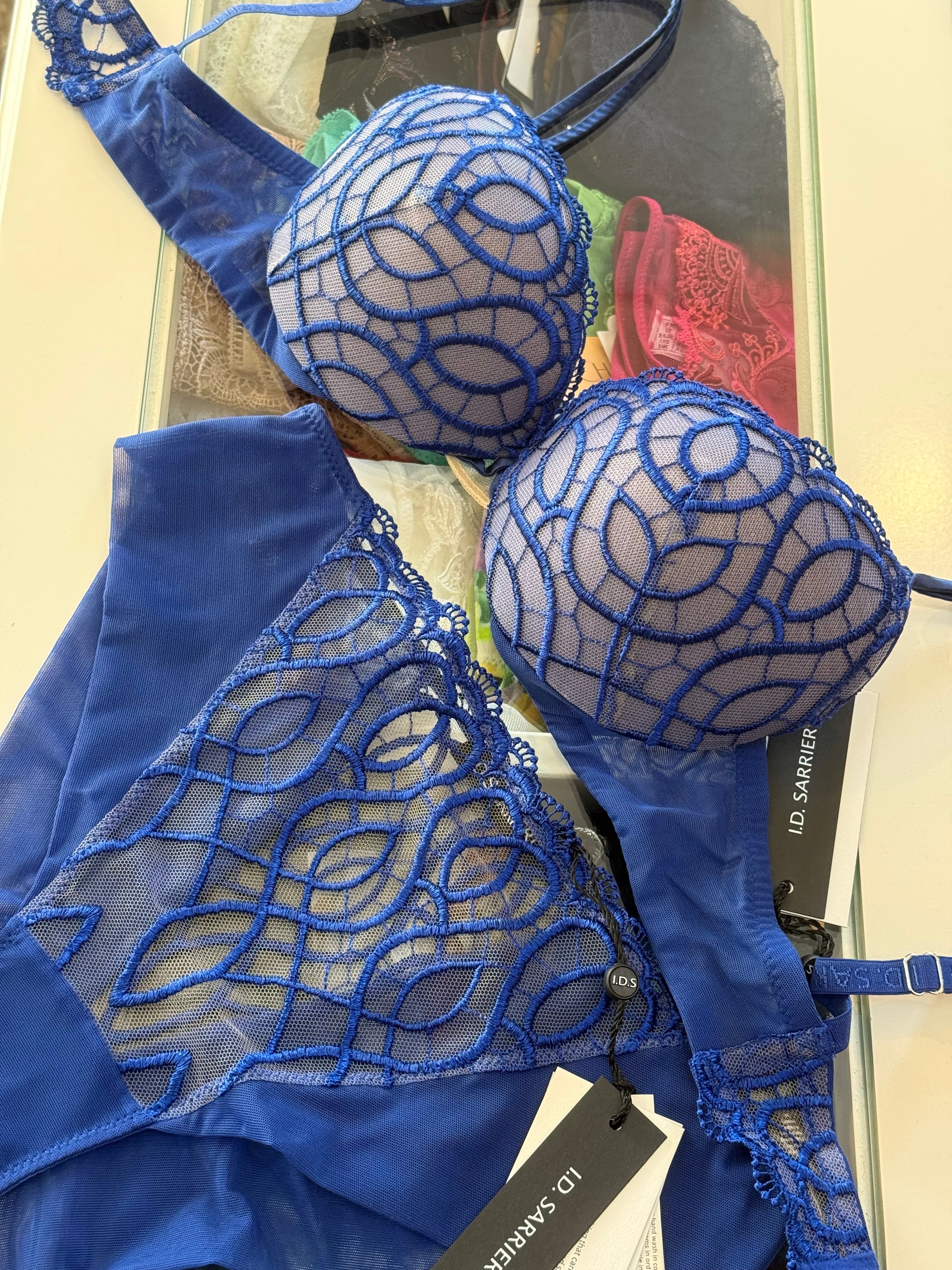 ⭐︎最高級ランジェリーi.d.sarrieriヌードベージュの煌びやな刺繍