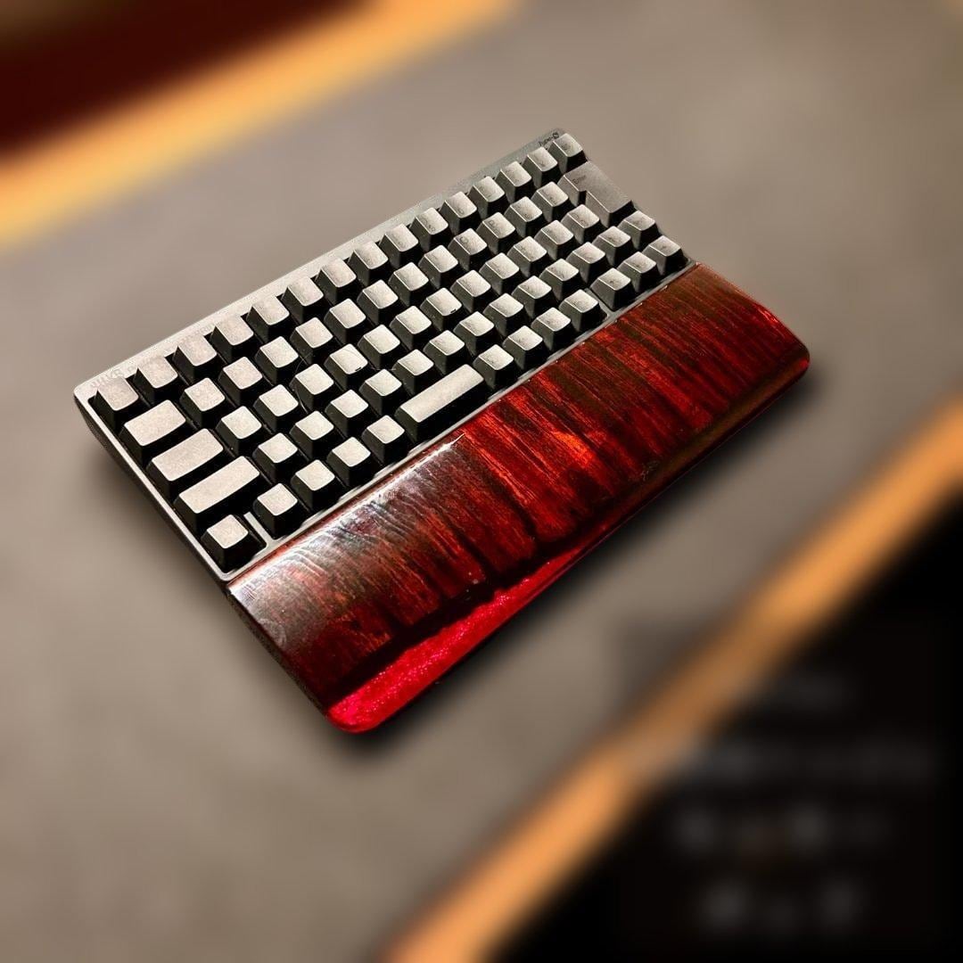 キーボード アームレスト パームレスト リストレスト 木製 天然木