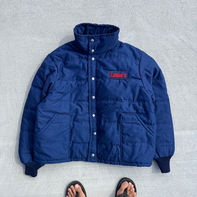 1980's Vintage "Weather Watcher" Brown Hooded Down Jacket/L