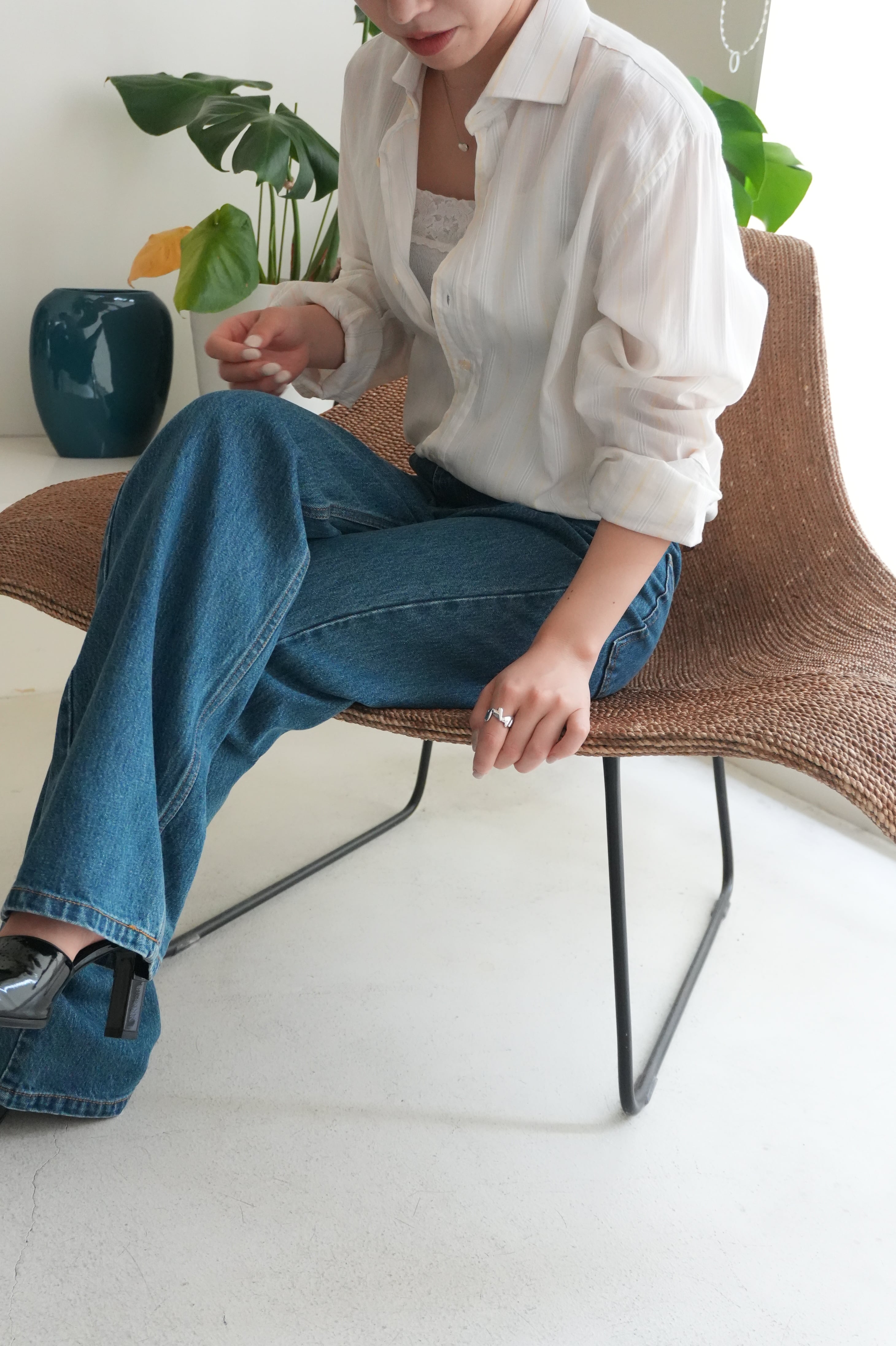 50~60s stripe shirt