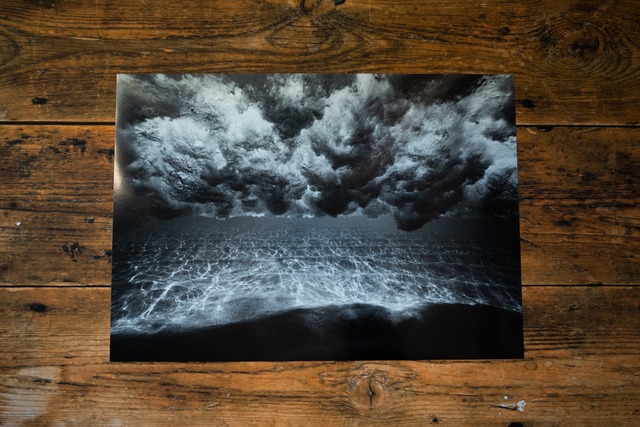【Glossy photo print A4】Under the haleiwa wave