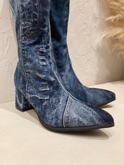 denim boots