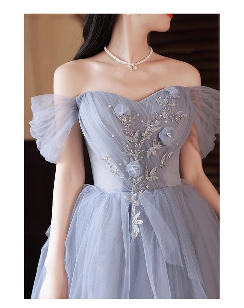 高品質！ソフトチュール 晴れ 黒 オフショルダー 繊細レース ピアノ  