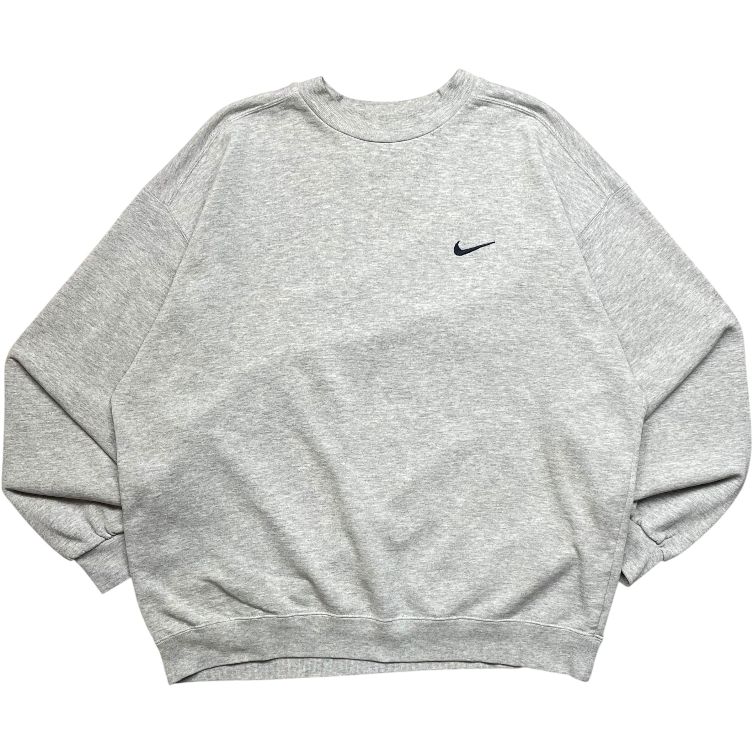 《L》 NIKE ナイキ スウェット スウッシュ ワンポイント グレー no.9069