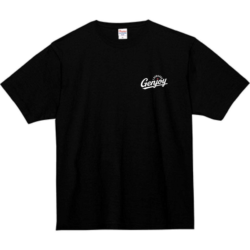 Genjoy Lacrosse Cotton tee|black