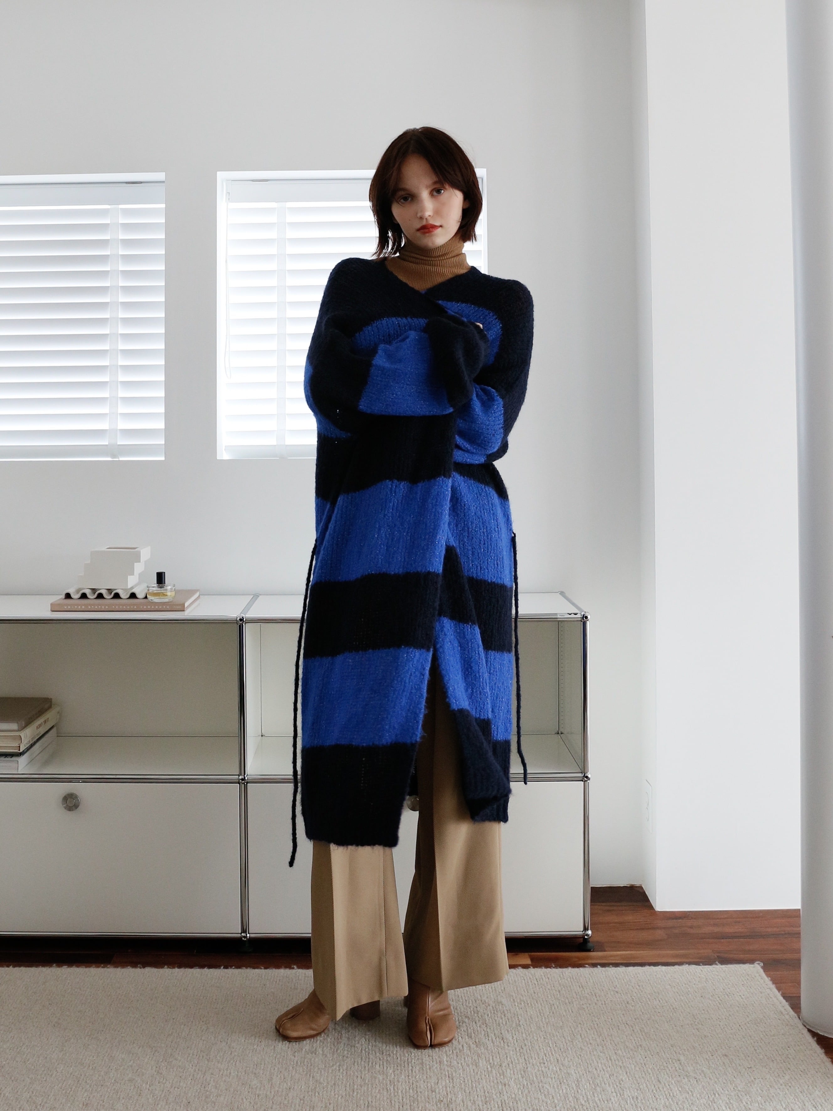 mohair like long knit cardigan | Katrin TOKYO