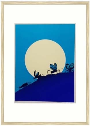 夏の大内宿」 | e-Gallery 版画・アートショップ