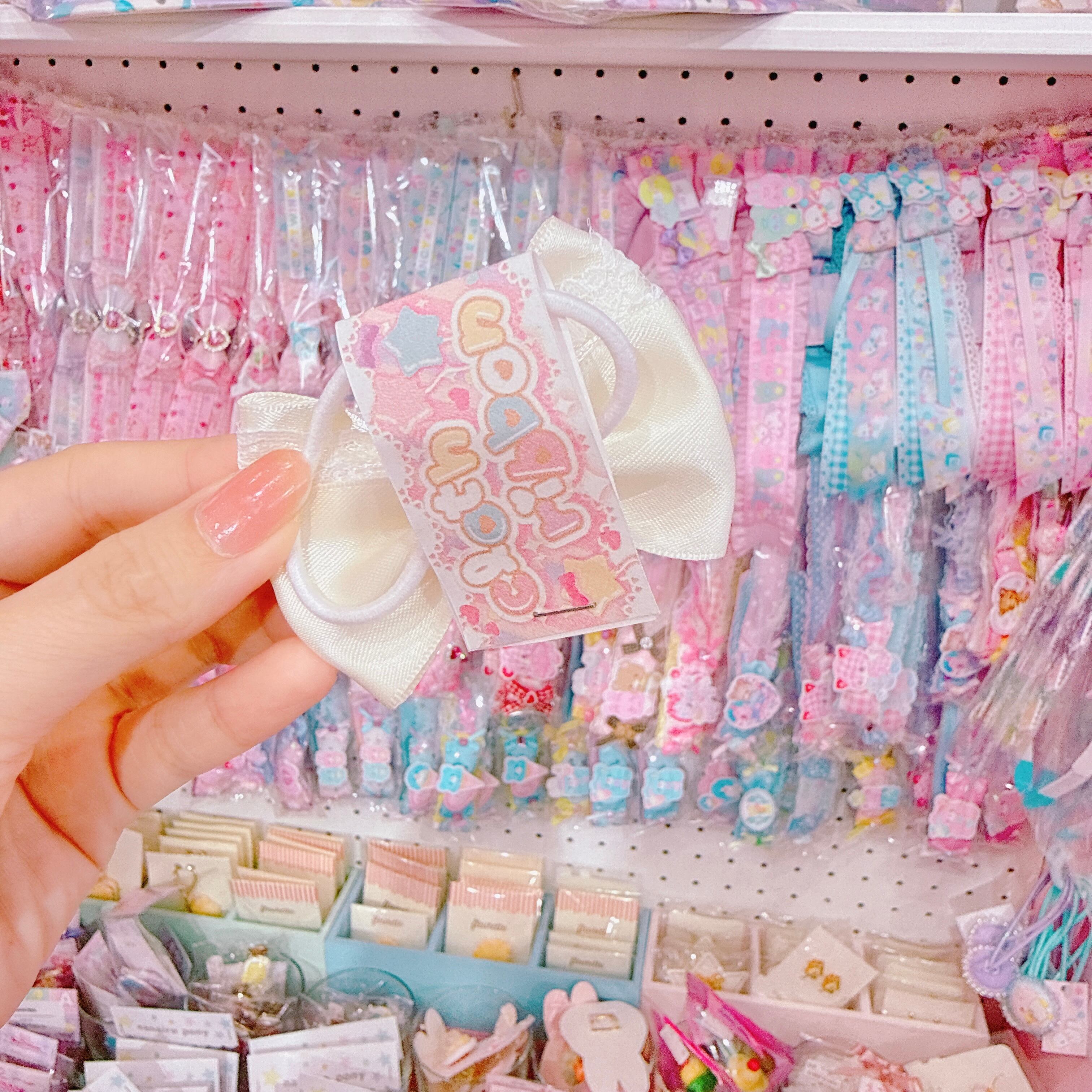 【C5】85-20パーツ付きヘアゴム