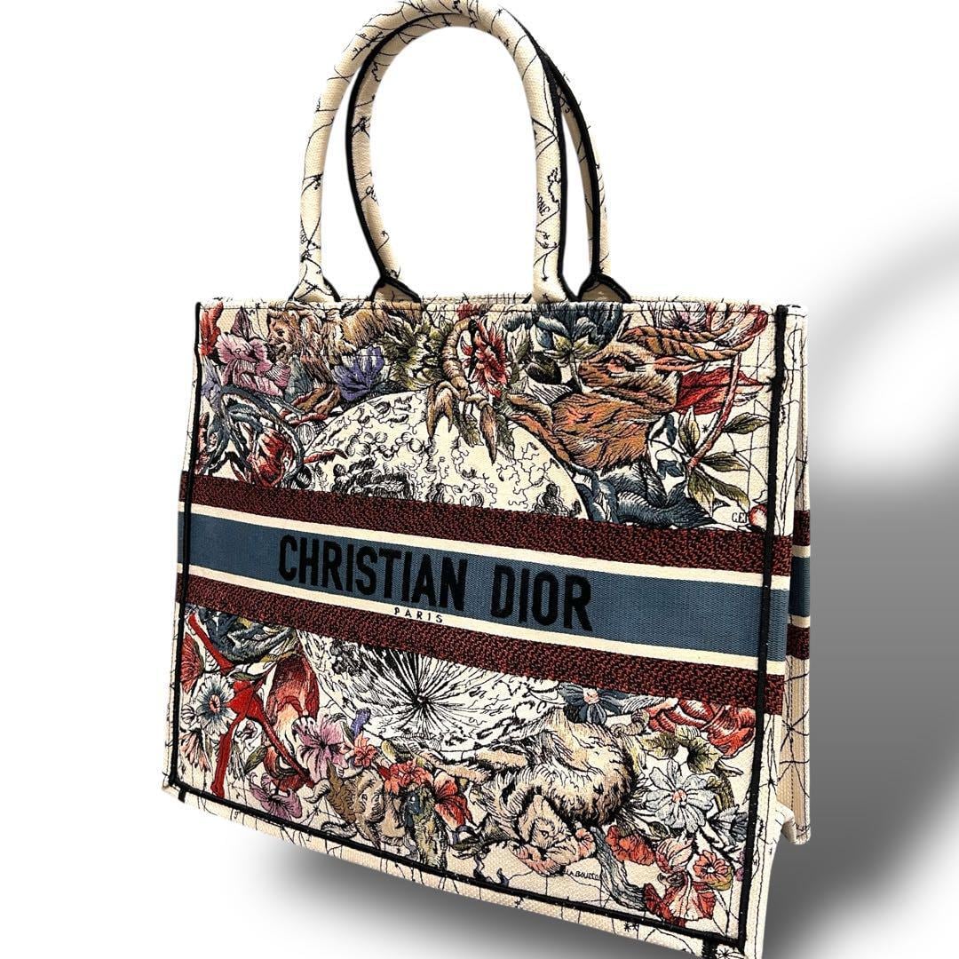 極美品 Christian Dior ディオール ブックトート バッグ 2021年