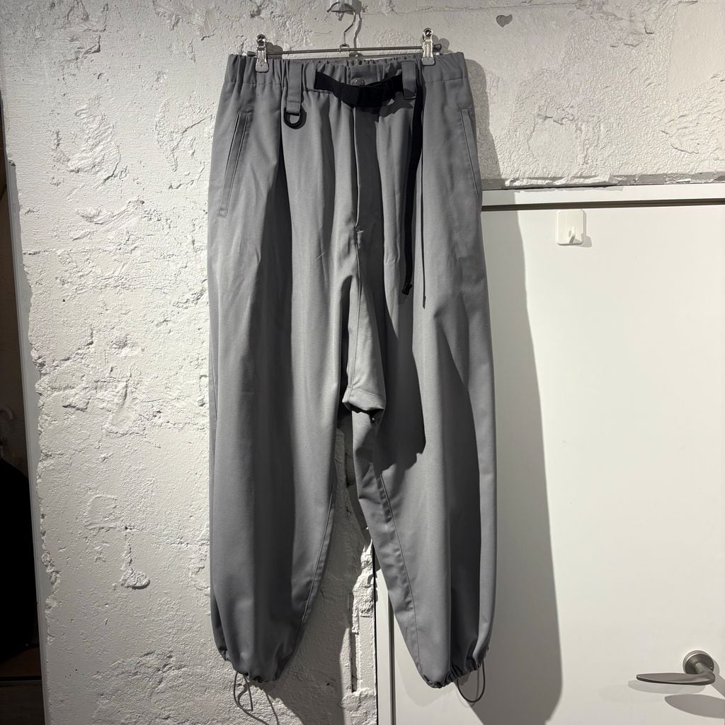 NULLUS ヌールス 25SS Intertwined Structure Sweatpants ワイド