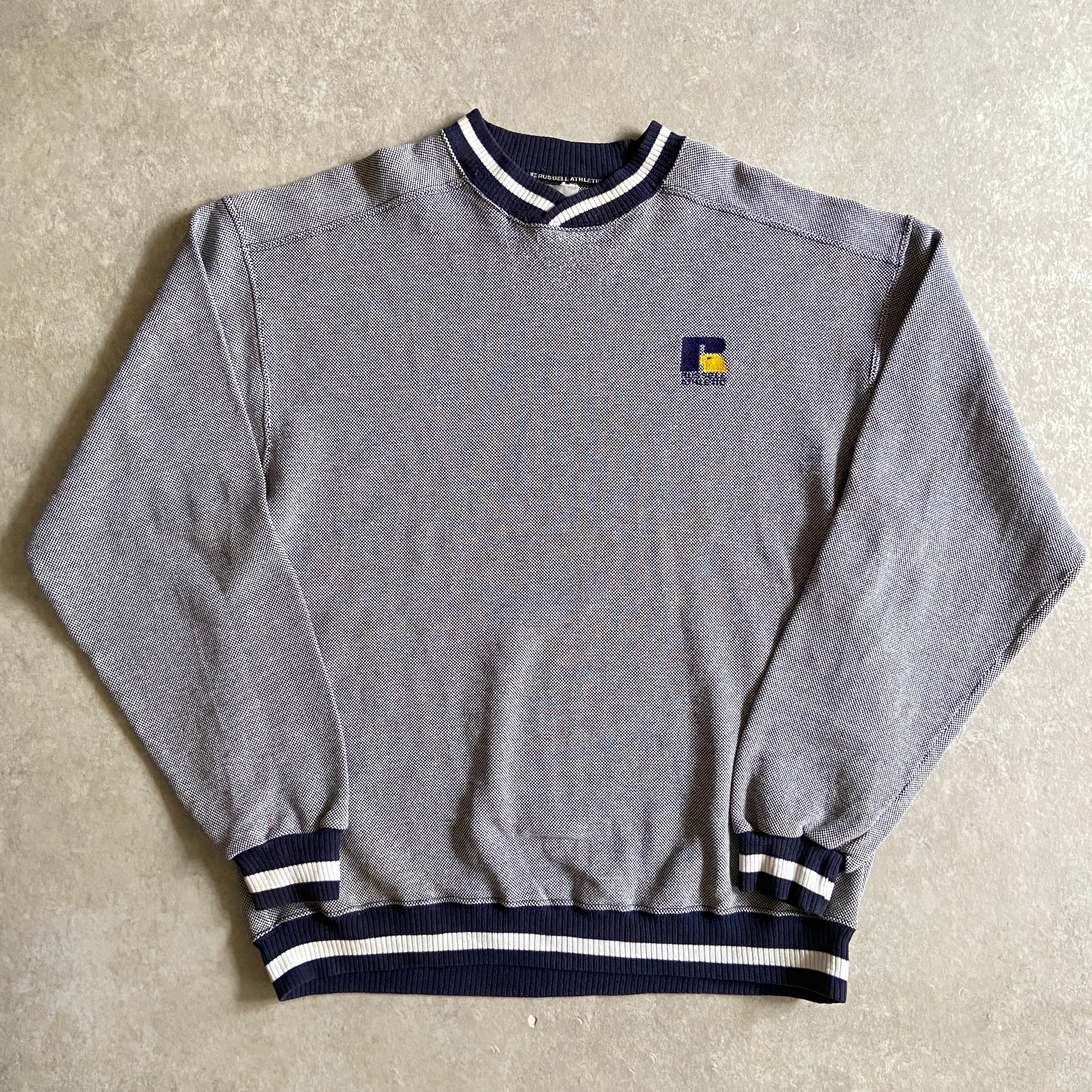 1990s RUSSELL 鹿の子 Sweatshirt L Made in USA H787