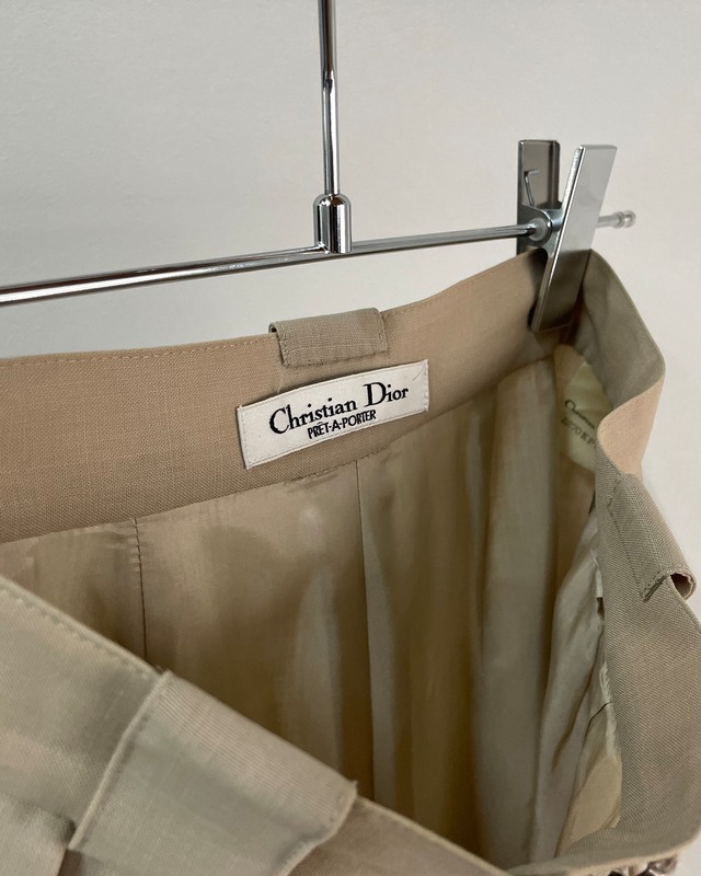 【Dior】2-pleats colored slacks