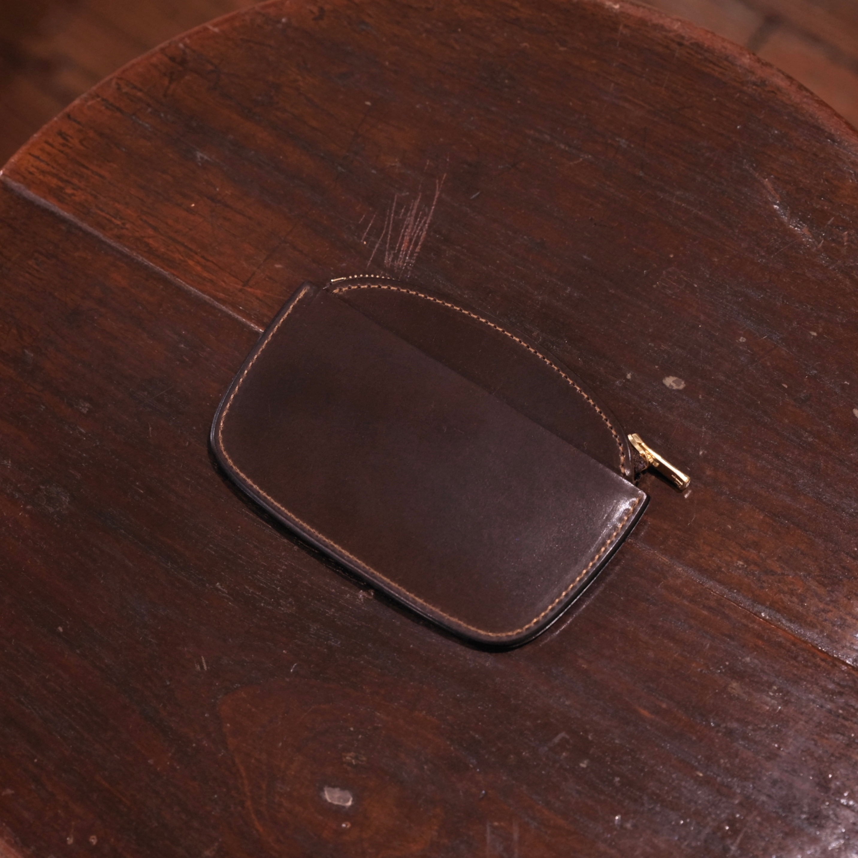 forme(フォルメ) "Coin purse" -Dark cognac-
