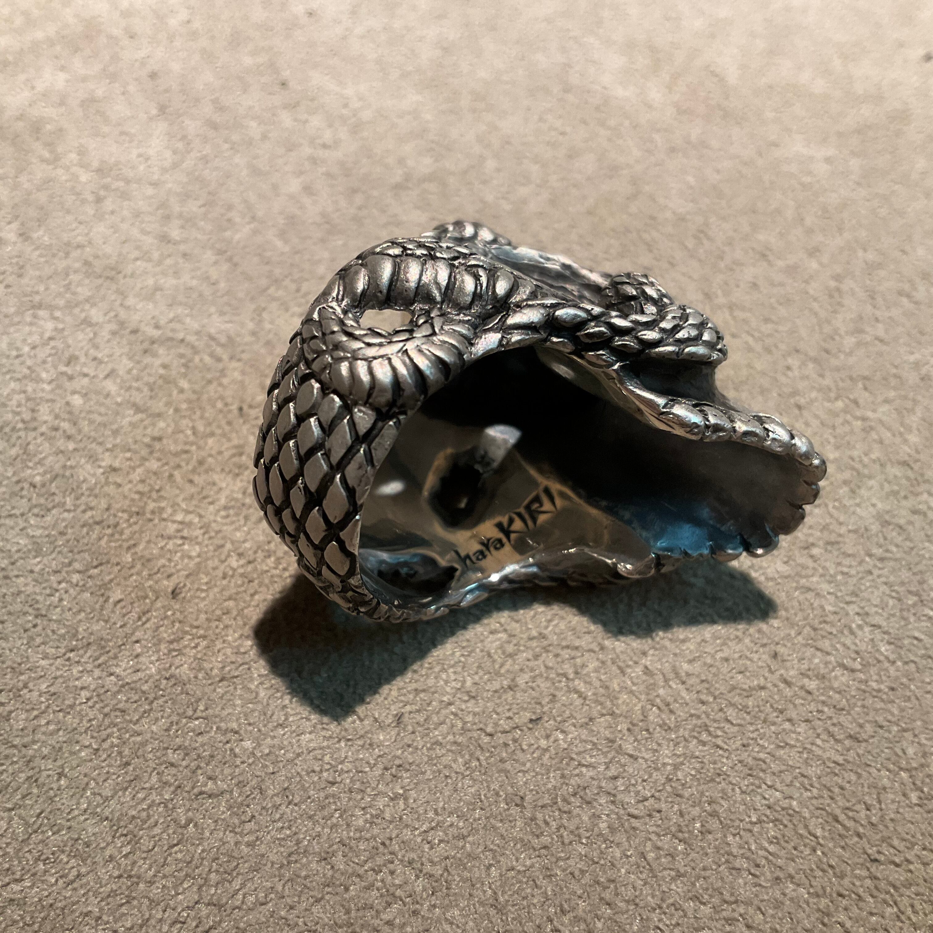 haraKIRI ハラキリ 蛇髑髏 Ring アンティーク | FirstOrderJewelry