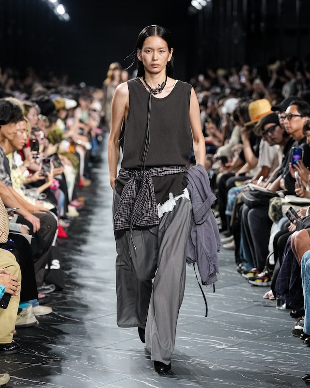 Ancellm  -BELTED WOOL SLACKS- / ANC-PT108 / アンセルム ベルテッド ウールスラックス