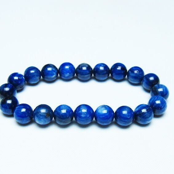 カイヤナイト ブレスレット 10mm 一点物 メール便可 [M便 1/10] 111-47985