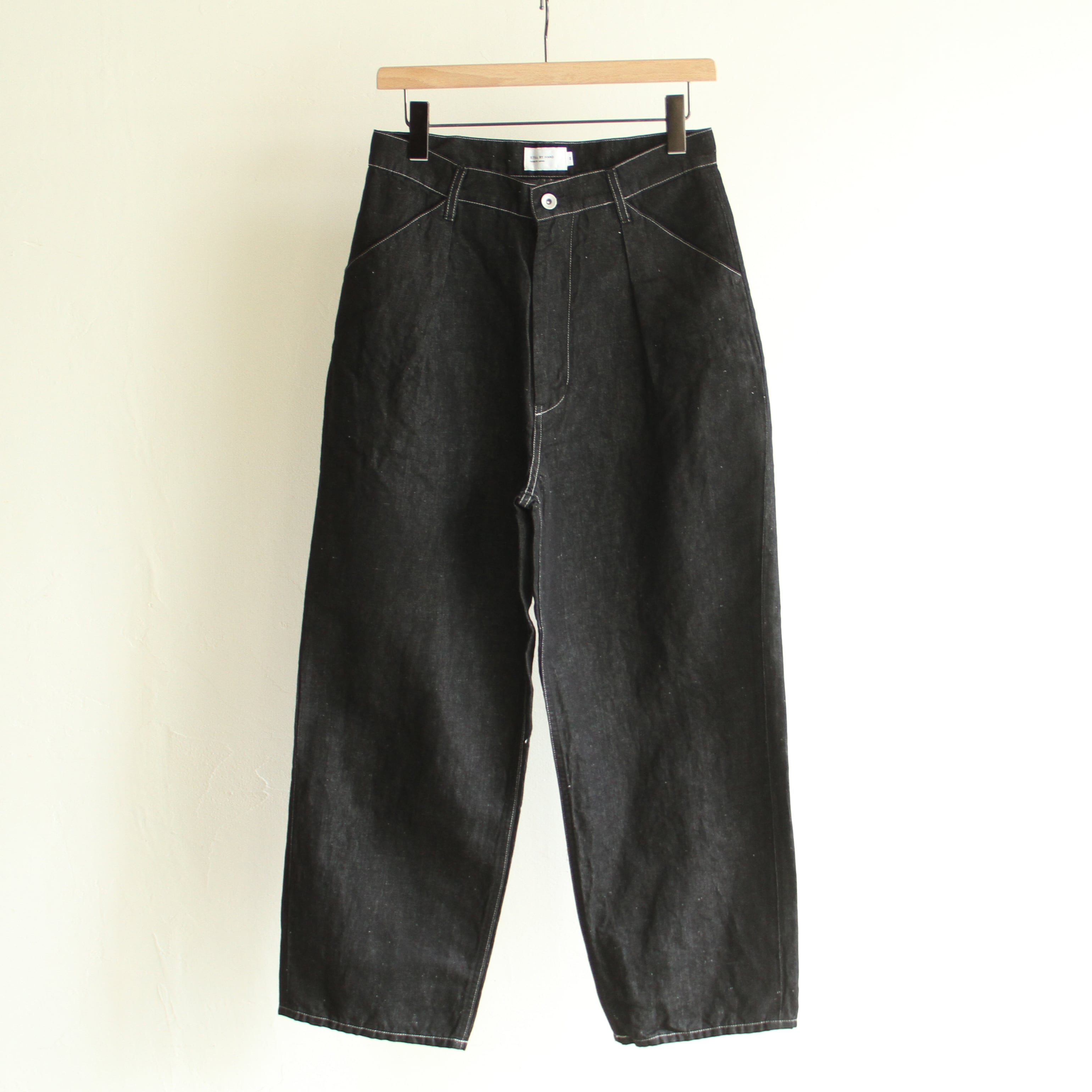 STILL BY HAND Tuck denim pants | Terminal