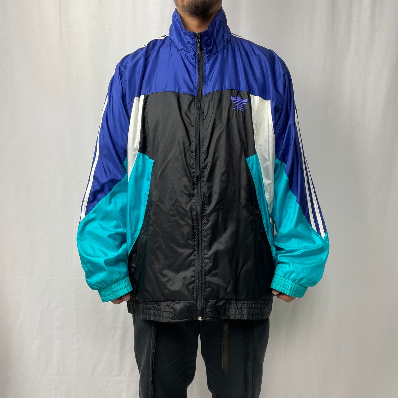 adidas【美品】希少 80s ナイロンジャケット