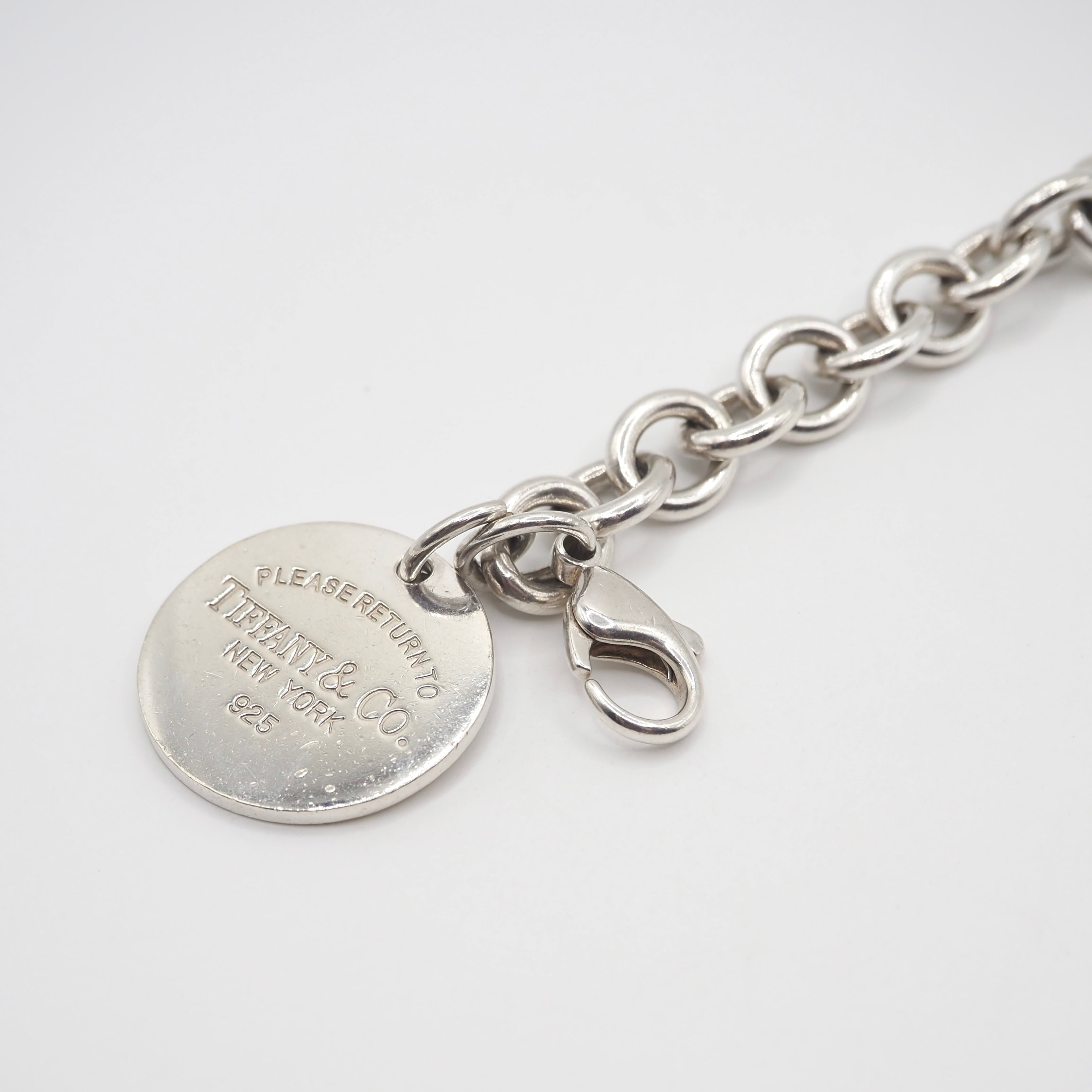 Tiffany&Co. リターントゥ ラウンドタグ ブレスレット シルバー925