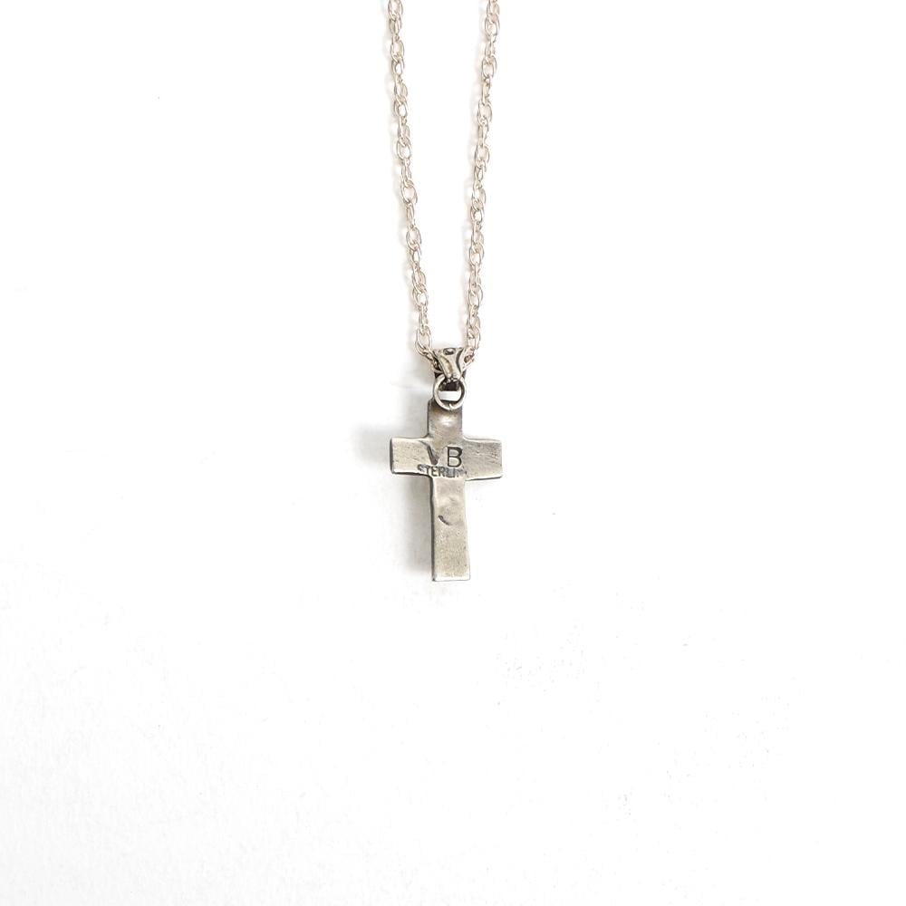 INDIAN JEWELRY インディアンジュエリー】Navajo Stampwork cross