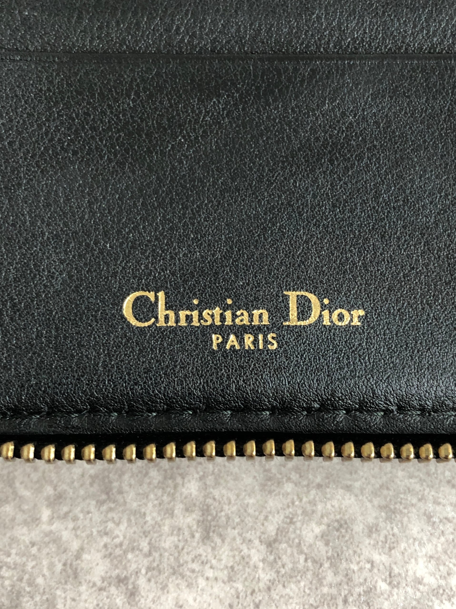 Christian Dior クリスチャンディオール ヴィンテージ 財布 90s Christian Dior クリスチャン ディオール 財布 ブラック ロゴ レザー 2