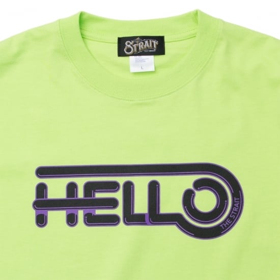 HELLO SS TEE #LIME