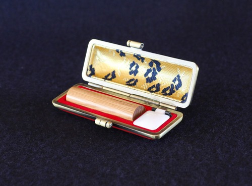 【富士ひのき】 16.5mm ケース付 - 苗字または名前での彫刻