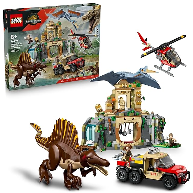 レゴ(LEGO) ジュラシック・ワールド スピノサウルスとケツァルコアトル