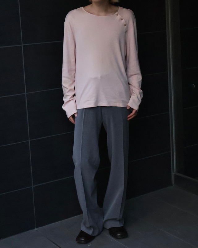gray straight slacks