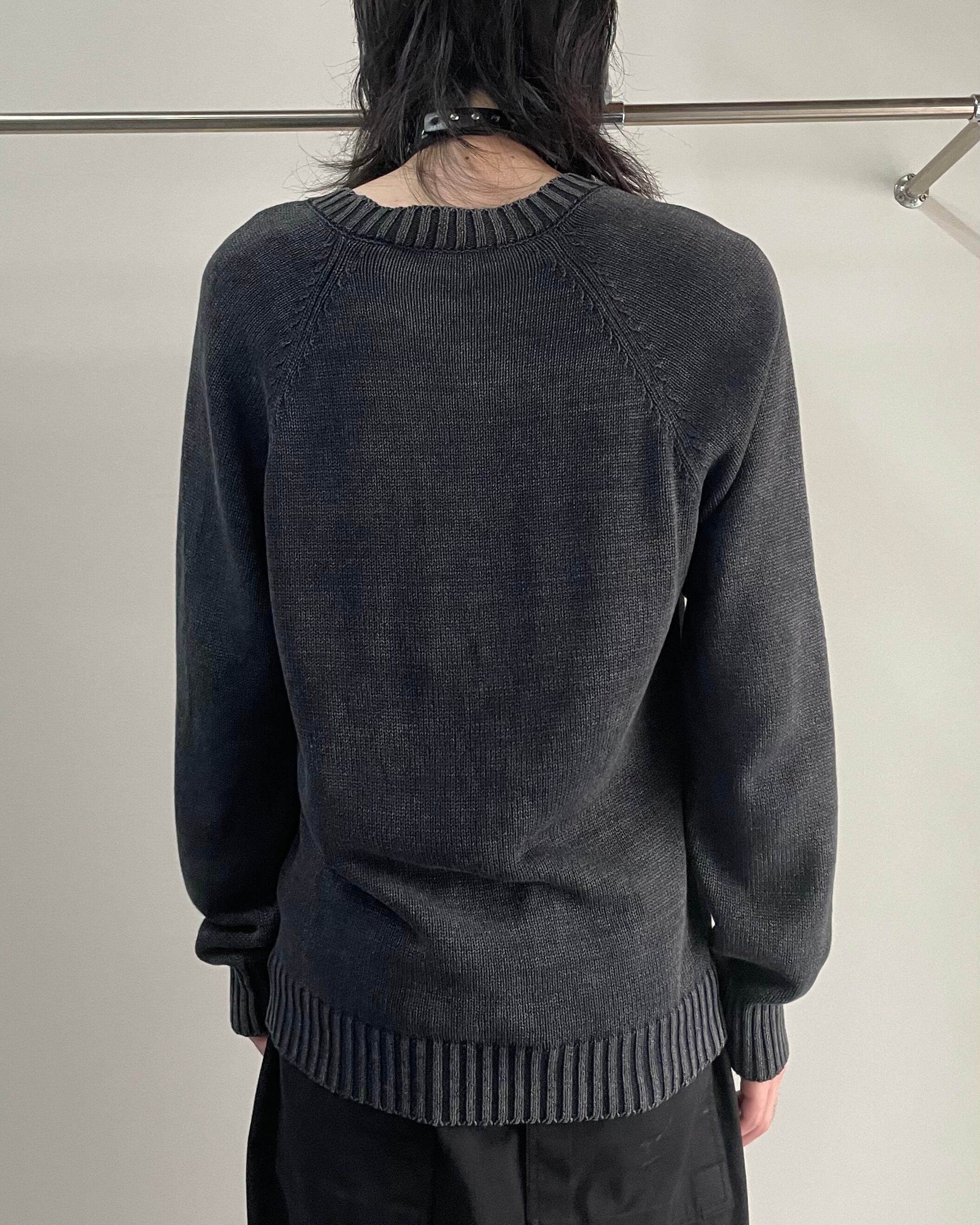 DOLCE＆GABBANA】v-neck rib knit sweater | blendmarket