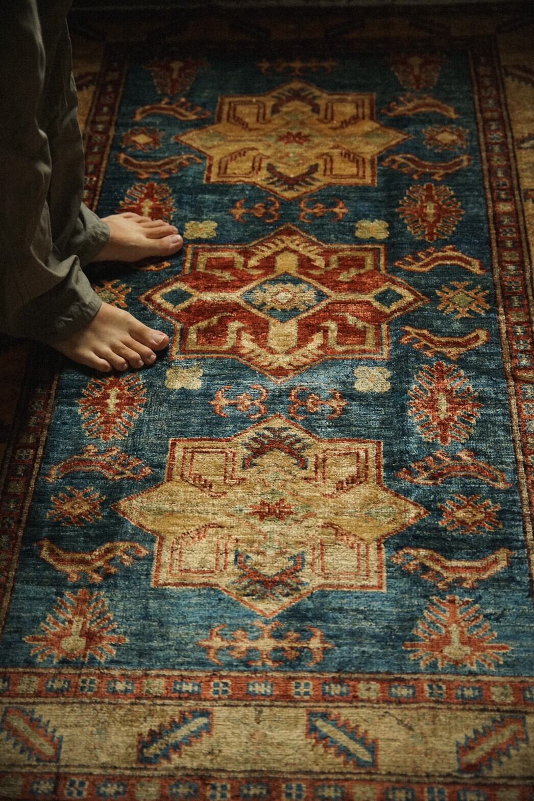 765 -Vintage Kazak rug