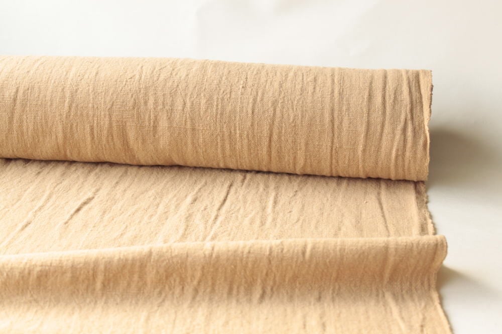 茶綿無染色生地】天然綿100％生地EK-0/BR 幅70cm以上（10cm単位で  