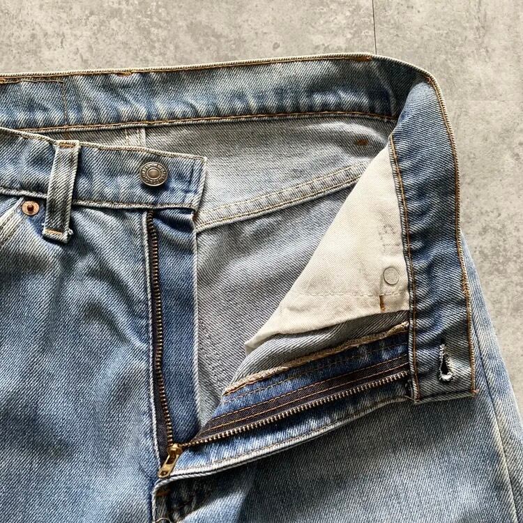 80s】US.Levis リーバイス 42TALONジッパー 42タロンジップー ボタン裏