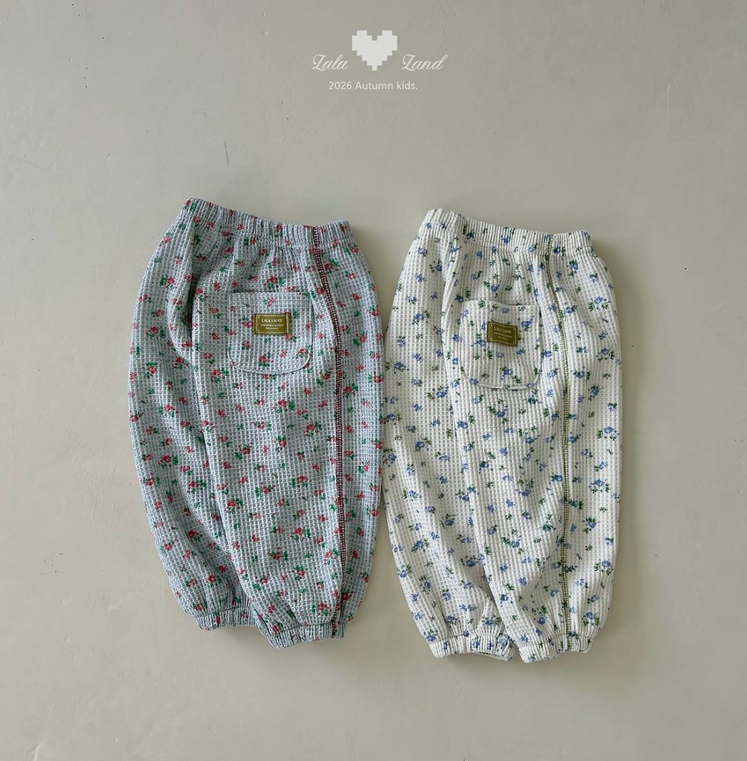 送料無料【予約】/ kids クロッフルジョガーパンツ /lalaland