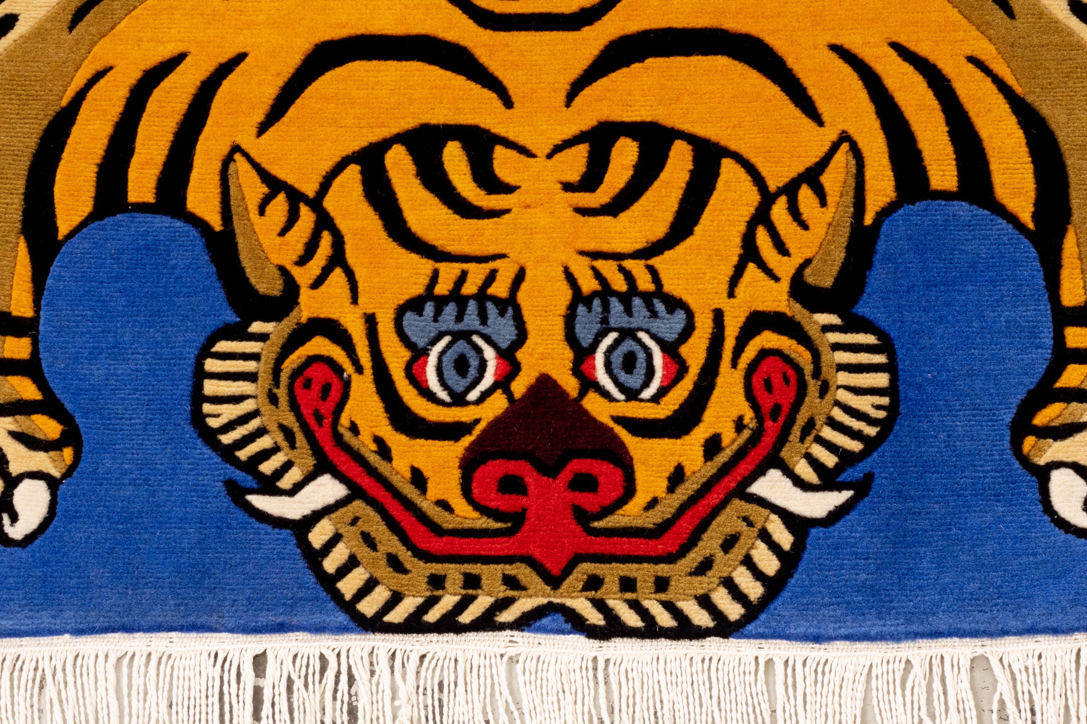 Tibetan Tiger Rug 《Mサイズ•ウール228》チベタンタイガーラグ