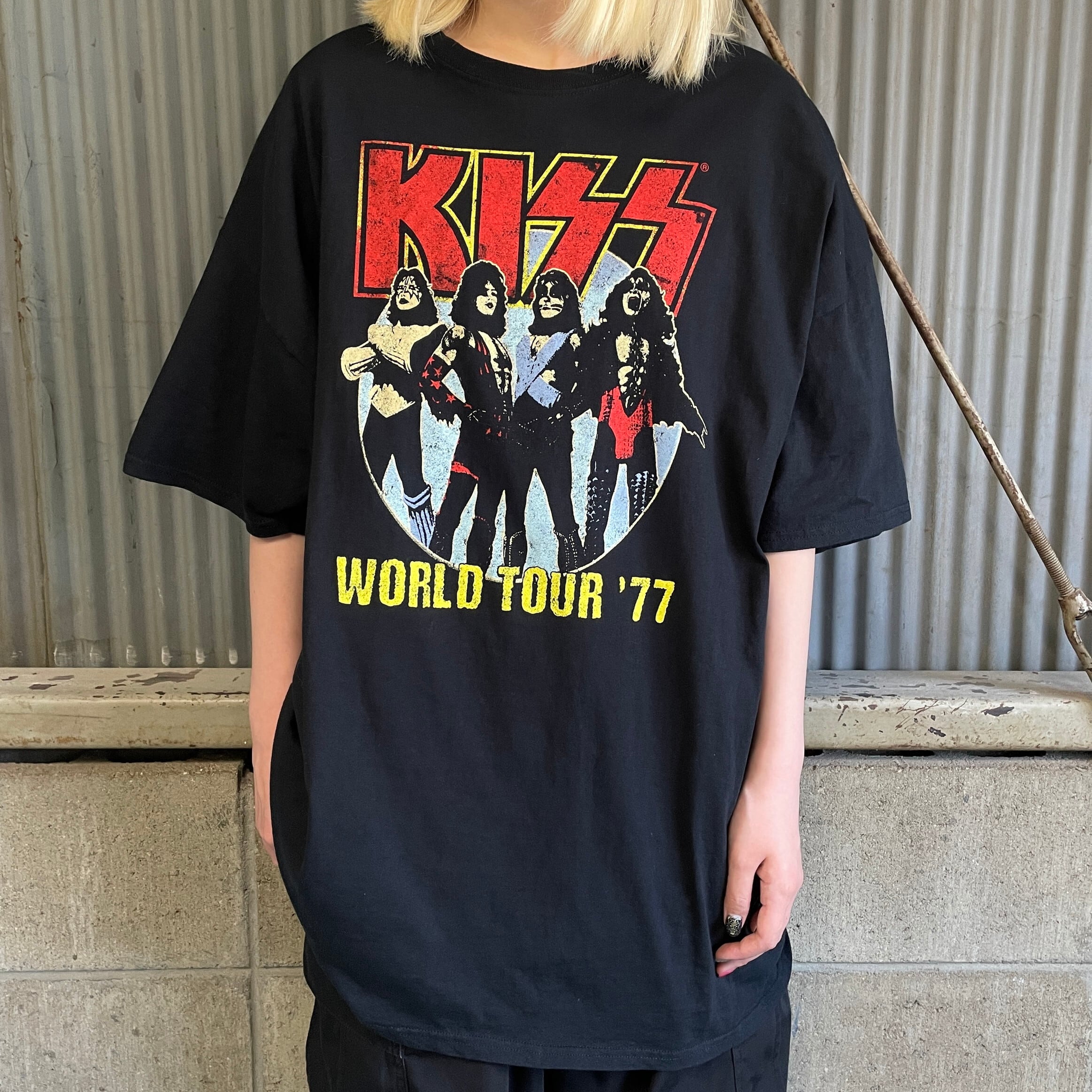 ビッグサイズ KISS キッス リプリント ワールドツアー 77 リプリント ...