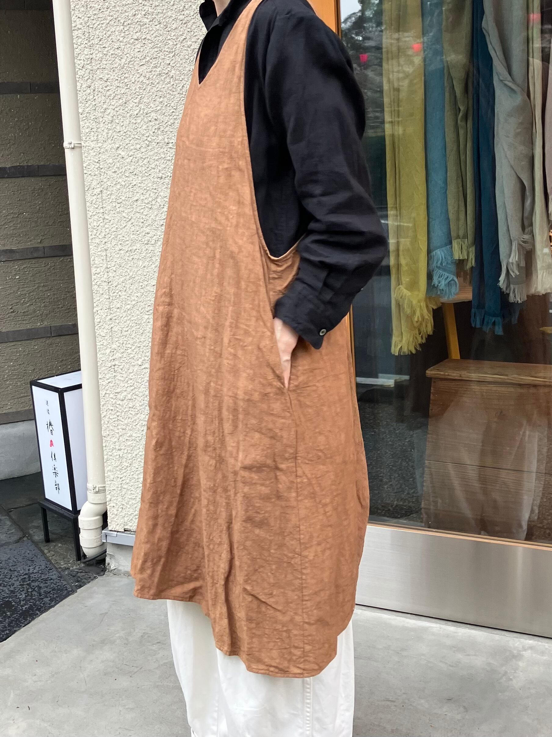 バッククロスプルオーバー Vネック エプロン Sa-rah Vネックエプロン 