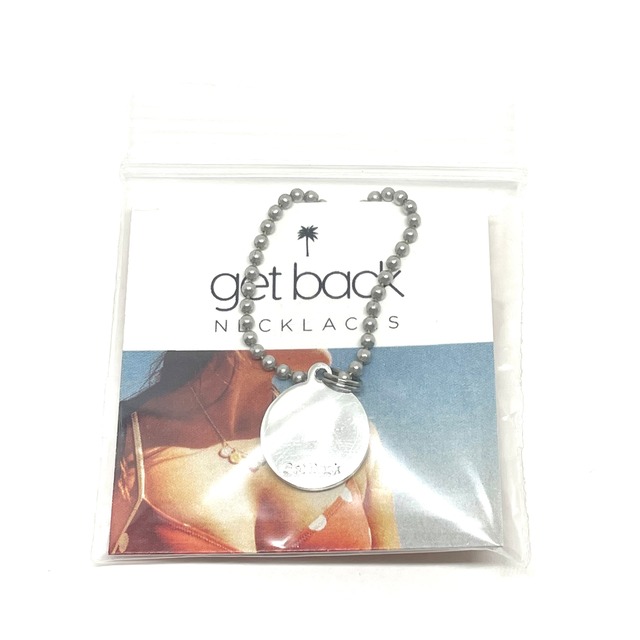オリジナル スモール グリーン / オレンジ セント クリストファー ネックレス ：GET BACK NECKLACES ゲット バック