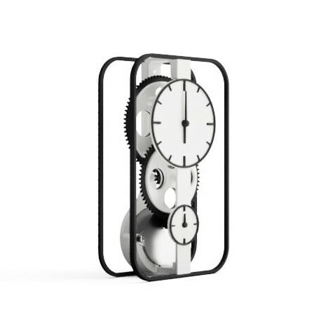 3Dプリント電気時計（完成品）