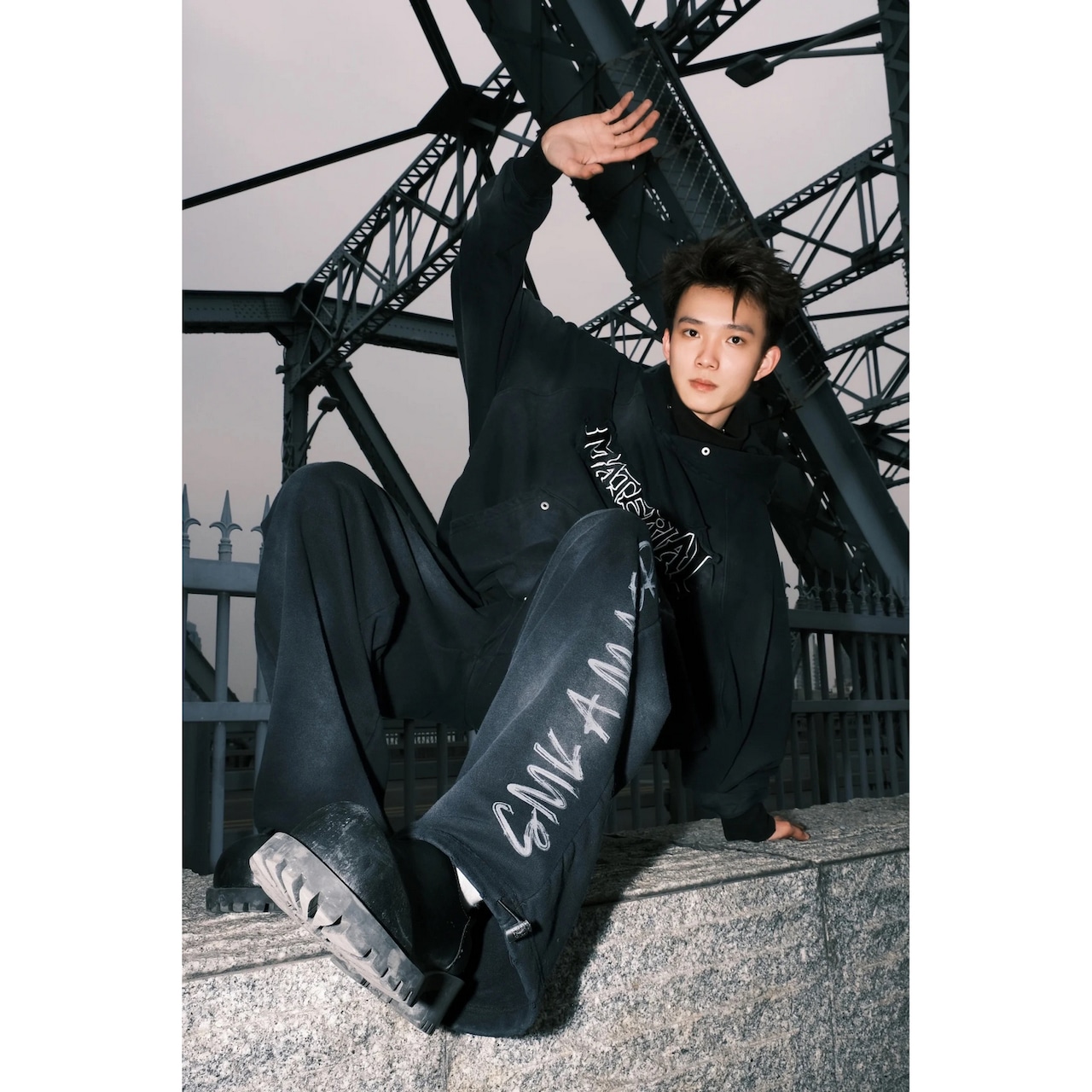 VINTAGE ウォッシュ加工 セットアップ パーカー T631